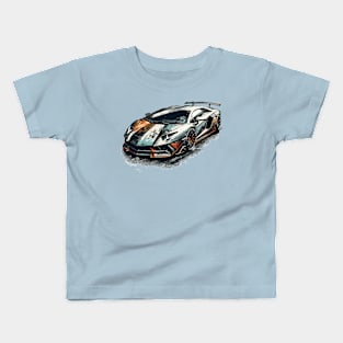 Lamborghini aventador Kids T-Shirt